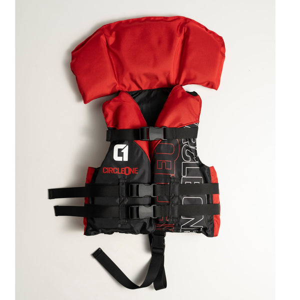 40N Child Buoyancy Aid Centre PFD, 3 Straps & Collar (One Size)