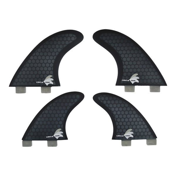 Surfboard Fins Quad Set Honeycomb (4 Fin FCS compatible M5+G-X spec)