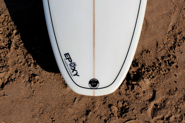 7ft 2 Southern Swells Round Tail Clear Epoxy Finish (FINS Included)
