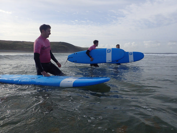 8ft x 26in Beginner Surf School / Rental Softboard Surfboard  - WIDE Version (SSR)