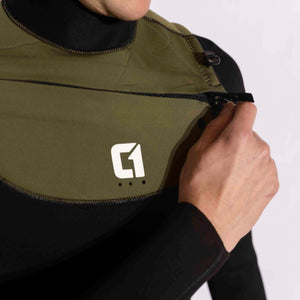 Combinaison d'hiver pour homme 5/4 mm ICON GBS avec fermeture éclair sur la poitrine