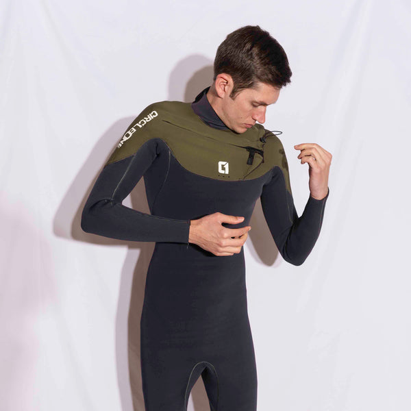 Mens 3/2mm Summer Wetsuit ICON GBS Chest Zip