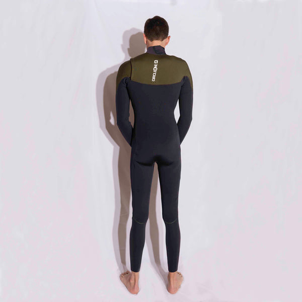 Mens 3/2mm Summer Wetsuit ICON GBS Chest Zip