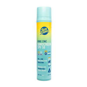 Pure Zinc Natural Sun Cream SPF 50 Reef Safe & Non Nano Zinc Oxide Sunscreen