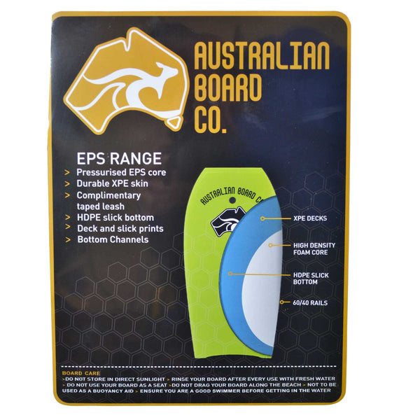 45inch Adult PULSE Series EPS Bodyboard by Australian Board Co