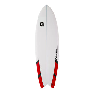 6ft 6 Razor Fish Tail Shortboard in mattem Finish