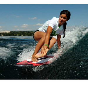 Ensemble de skimboard en fibre de verre époxy de 43 pouces, sac, barre d'arche, coussinet arrière et cire
