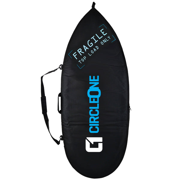 43in Epoxy Fibreglass Skimboard Package, Bag, Arch Bar, Tailpad and Wax