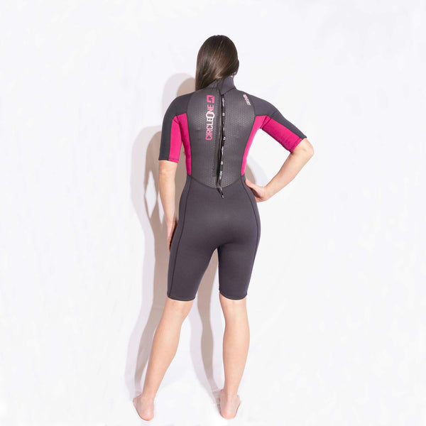 Womens 3/2mm Summer Wetsuit FAZE Shorty