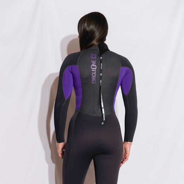 Womens 4/3mm Spring Wetsuit FAZE GBS Back Zip