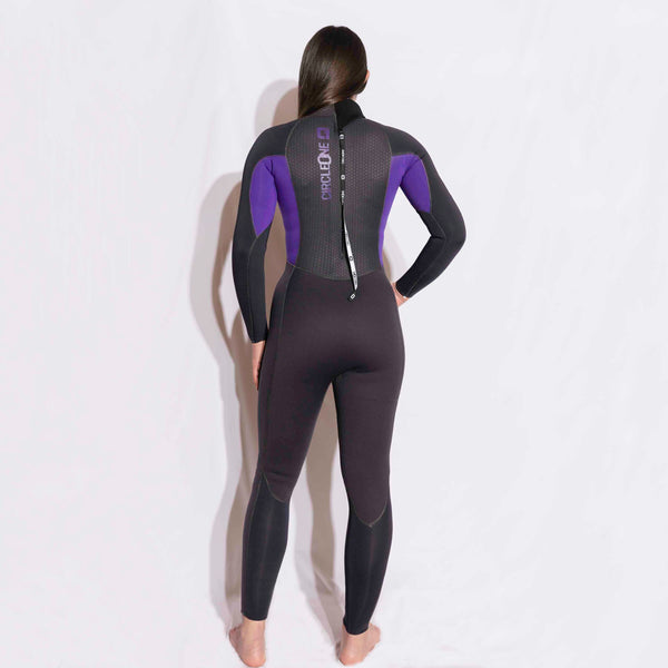 Womens 4/3mm Spring Wetsuit FAZE GBS Back Zip