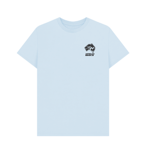 Sky Blue Printed T-shirt Front