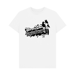 White Printed T-shirt Front