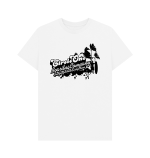 White Printed T-shirt Front