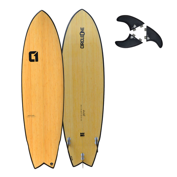 6ft 6 Bamboo Wing Swallow Tail Shortboard Surfboard