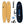 9ft Bamboo Round Pin Tail Longboard Surfboard Package - Includes Bag, Leash, Fins, Wax