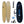 9ft 6 Bamboo Round Pin Tail Longboard Surfboard Package - Includes Bag, Leash, Fins, Wax