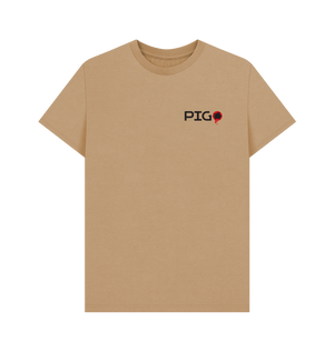 Sand Printed T-shirt Front