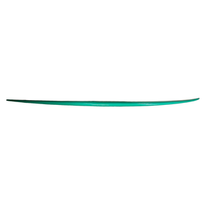 Circle One Heritage Square Tail Retro Longboard 9ft1 in Bottle Green — rocker profile