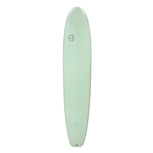 Circle One Heritage Square Tail Retro Longboard 9ft1 in Duck Egg — deck view