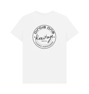 White Printed T-shirt Back