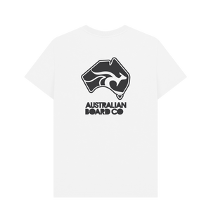 White Printed T-shirt Back