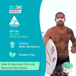 Extreme Zinc Stick (10 Colours) SPF50+ Sunscreen Stick